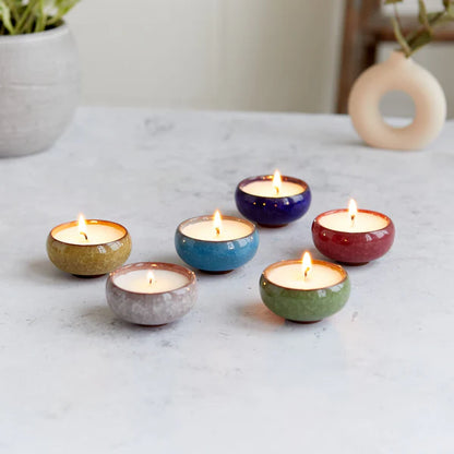 Kiln: Ceramic Tea Lights (Box of 6) - Myrrh & Tonka