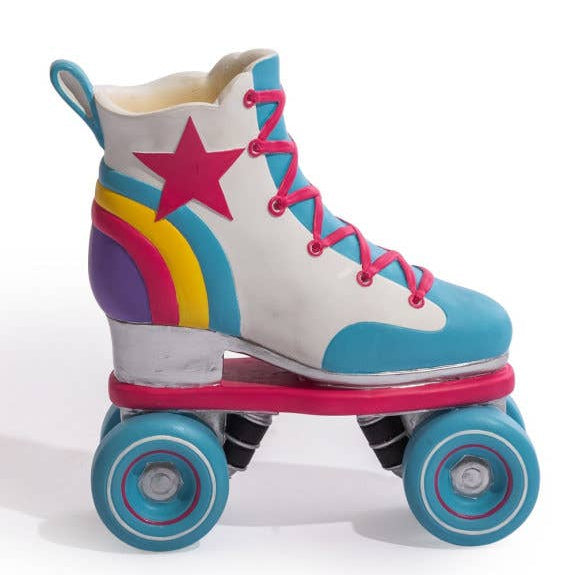 Retro Roller Skate Vase - Rainbow