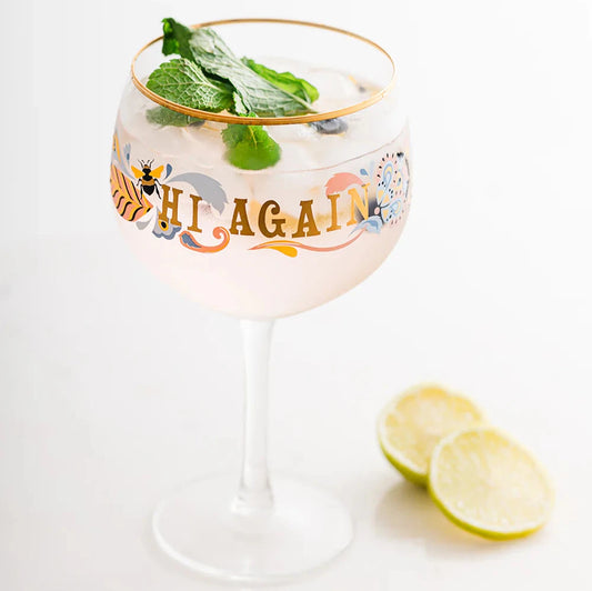 Yvonne Ellen - Slogan Gin Glass