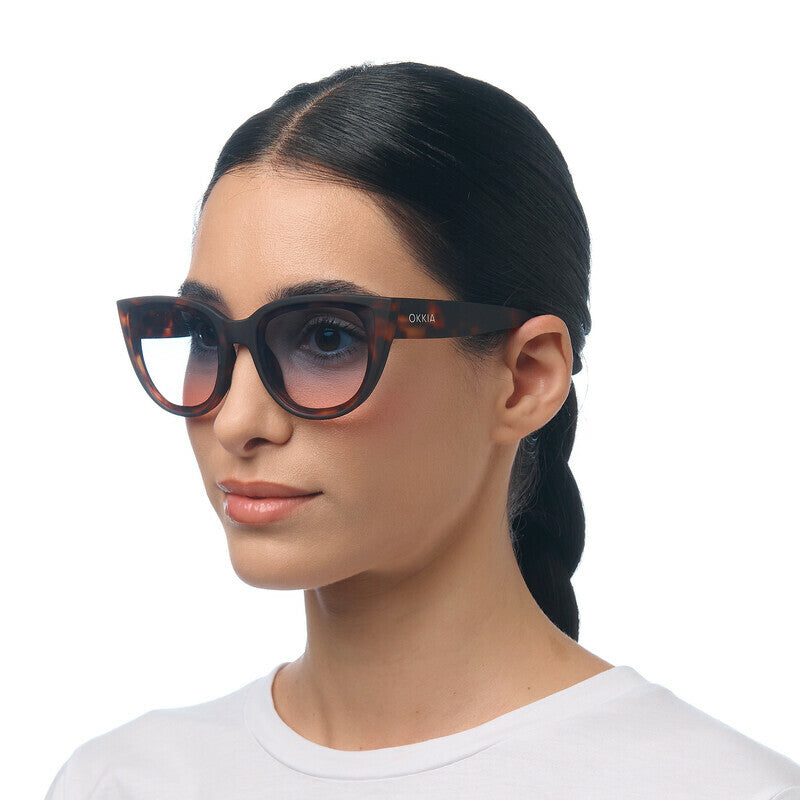 OKO20CH-BP Sylvia - Classic Havana - Blue/Pink