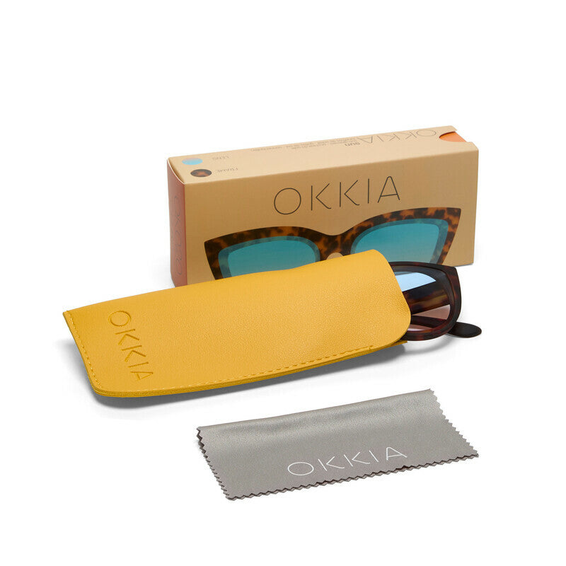 OKO20CH-BP Sylvia - Classic Havana - Blue/Pink