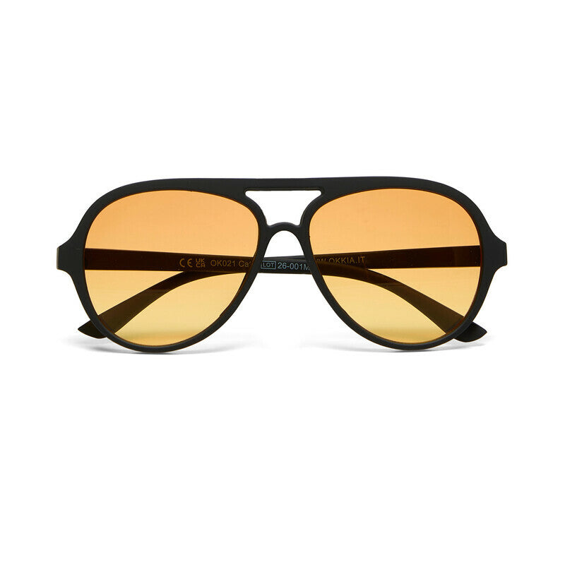 OKO21-BK-YE  Alessio - Black - Yellow Lense