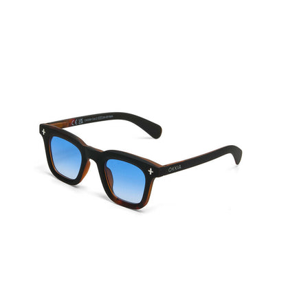 OKO68-B3H-BL  Firenze - Black Havana - Blue Lense
