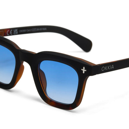 OKO68-B3H-BL  Firenze - Black Havana - Blue Lense