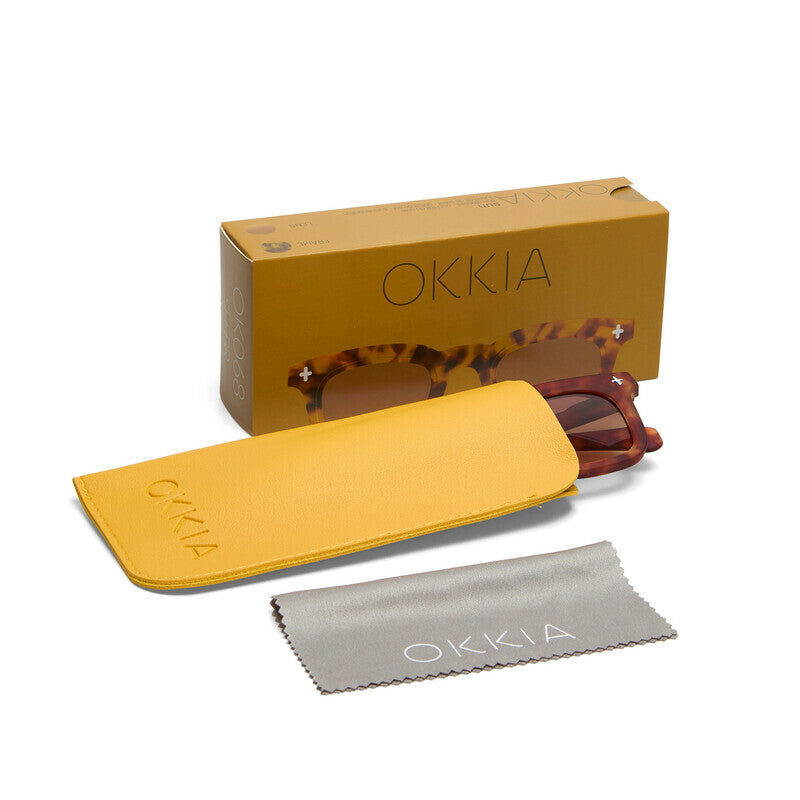 OKO68-SH-BR  Firenze - Sahara Havana - Brown Lense