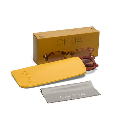 OKO68-SH-BR  Firenze - Sahara Havana - Brown Lense