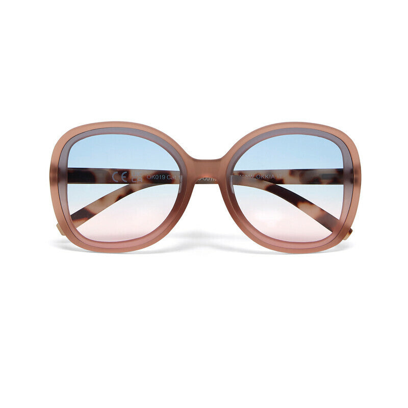 OKO19PH-BP Anna - Pink Havana - Blue/Pink Lens