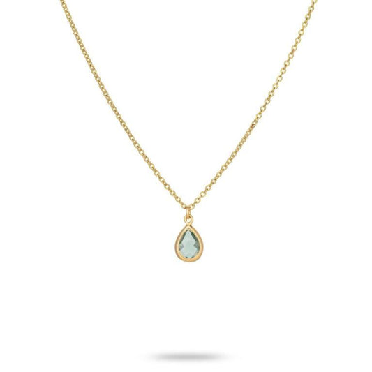 Necklaces - Erinite Teardrop Necklace