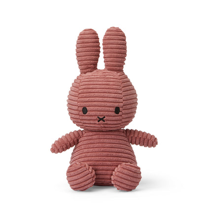 Miffy - Corduroy soft toy ECO Dusty Rose