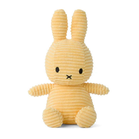 Miffy Corduroy Soft Toy - Buttercream - 23cm