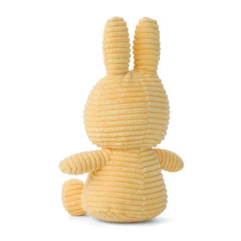 Miffy Corduroy Soft Toy - Buttercream - 23cm