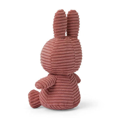 Miffy Corduroy Soft Toy - Dusty Rose - 23cm