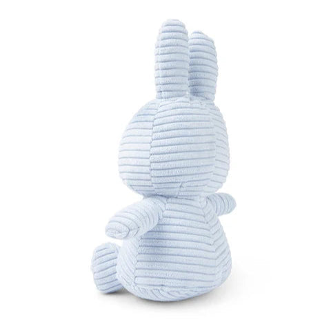 Miffy Corduroy Soft Toy - Ice Blue - 23cm
