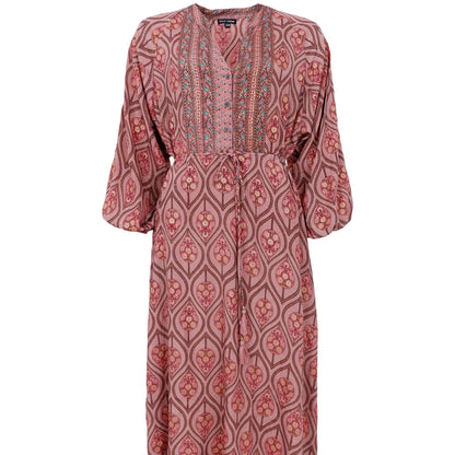 Black Colour - Luna Raglan Dress - Powder Tulip