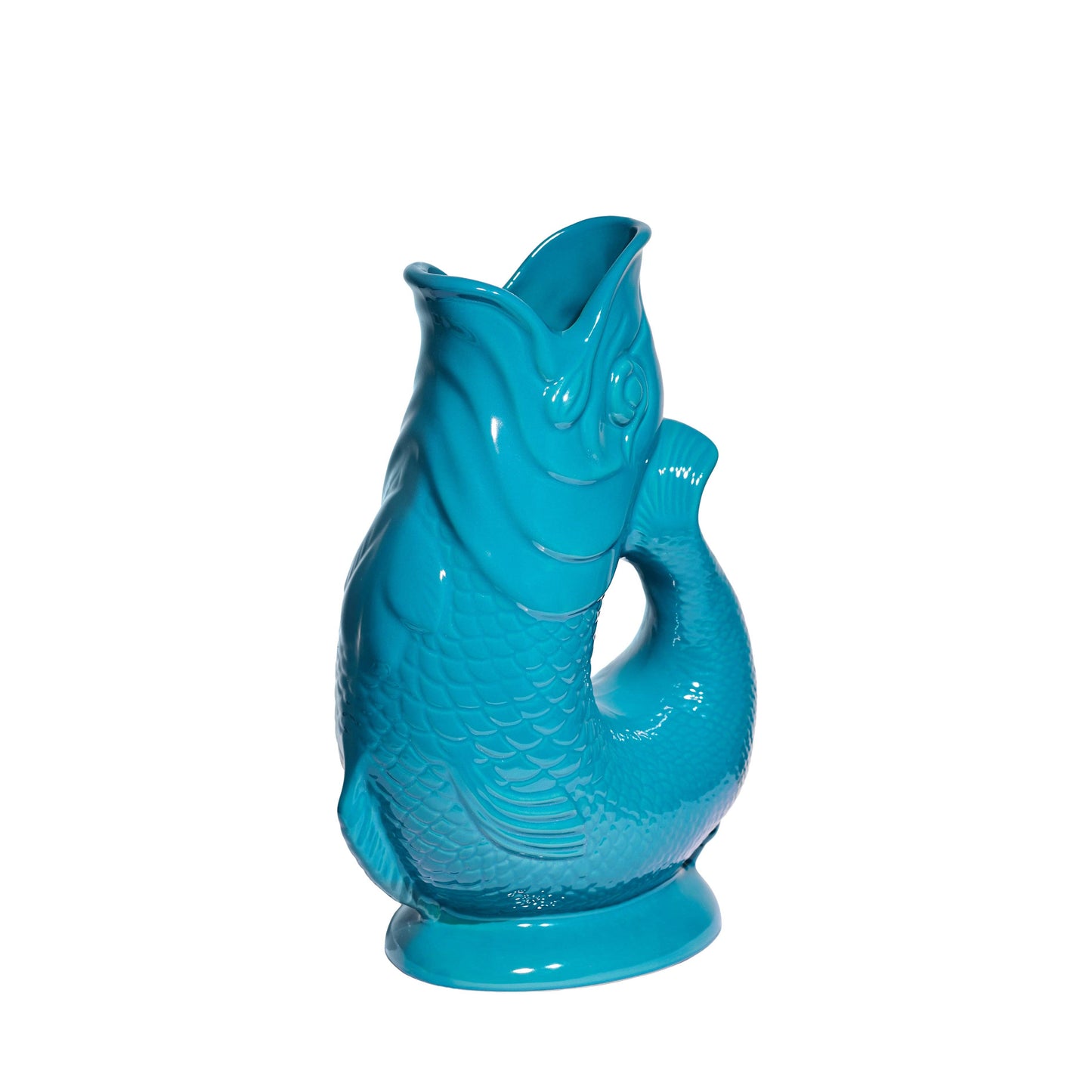 Teal Original Gluggle Jug: XL (27,5cm high, 1,2 liter)