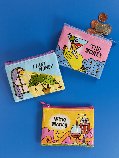 Wine Money Coin Purse