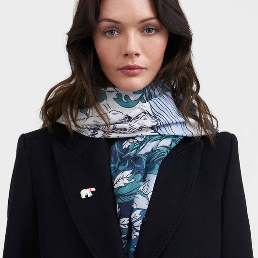 Fable - Cozy Polar Bear Pin Brooch