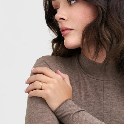 Fable - Blackberry Bramble Ring - Size 7 - Gold