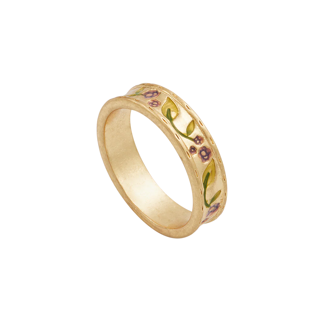 Fable - Blackberry Bramble Ring - Size 7 - Gold