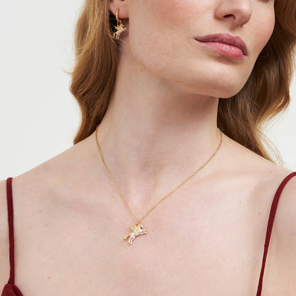 Fable England - Gold Pegasus Necklace