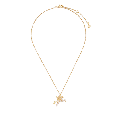 Fable England - Gold Pegasus Necklace