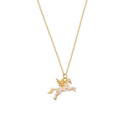 Fable England - Gold Pegasus Necklace