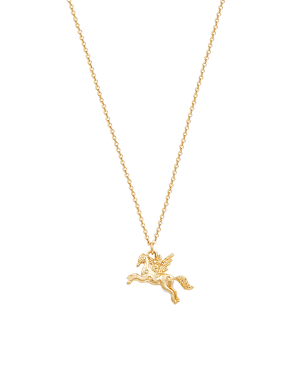 Fable England - Gold Pegasus Necklace