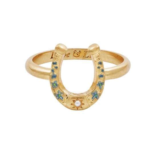 Fable England - Lucky In Love Gold Ring - Two sizes