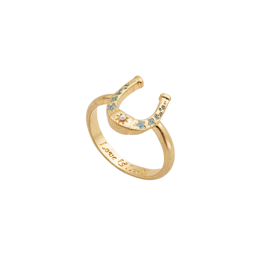 Fable England - Lucky In Love Gold Ring - Two sizes