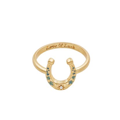 Fable England - Lucky In Love Gold Ring - Two sizes