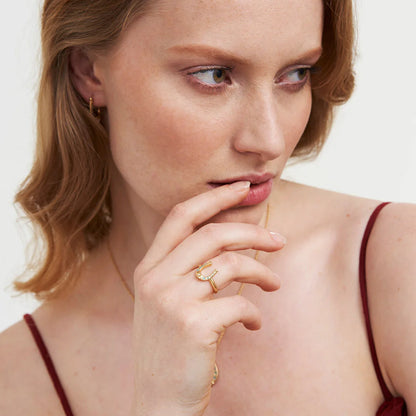 Fable England - Lucky In Love Gold Ring - Two sizes