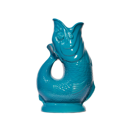 Teal Original Gluggle Jug: XL (27,5cm high, 1,2 liter)