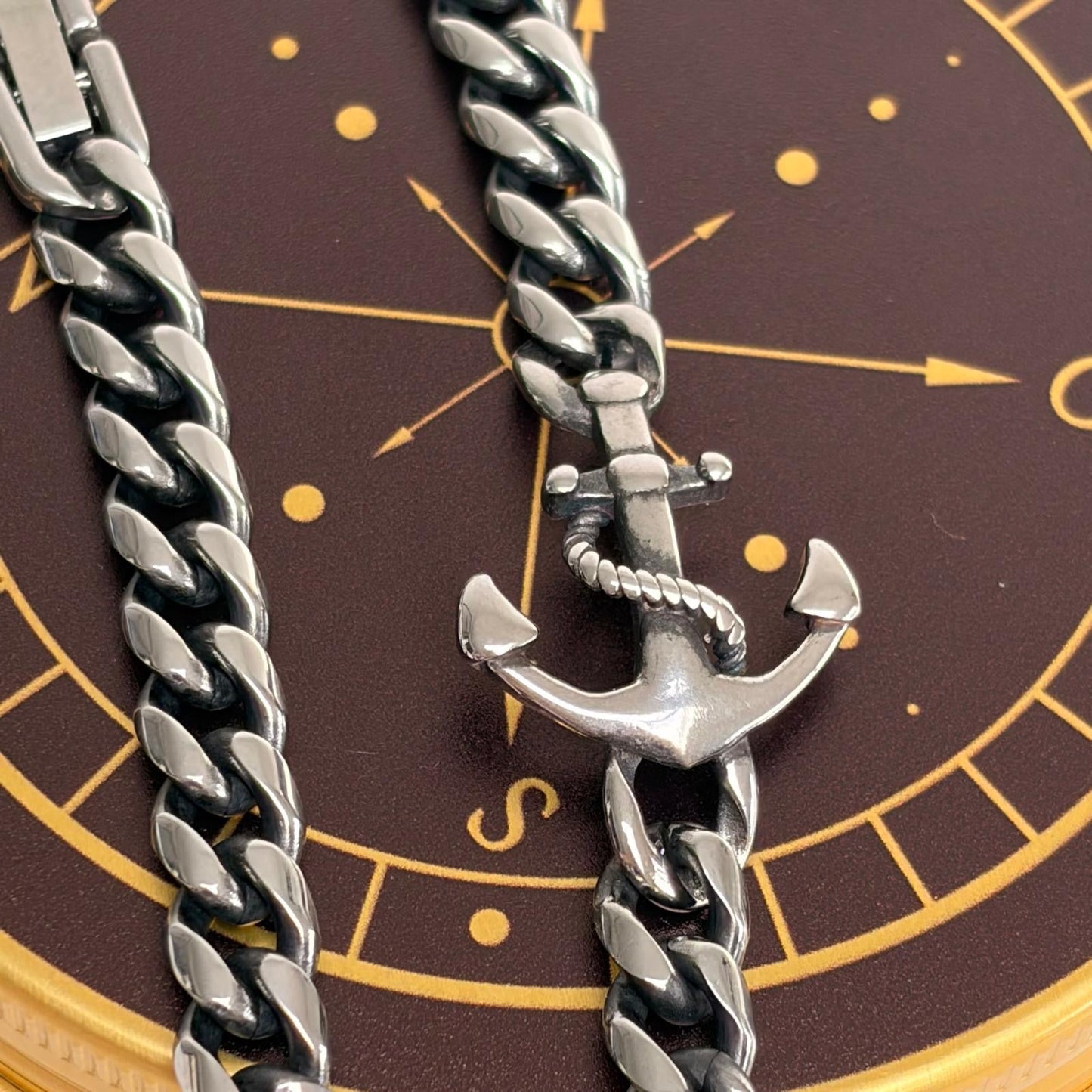 Solid Stainless Steel Anchor Bracelet