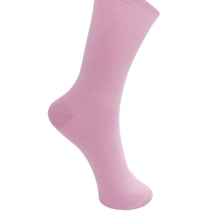 Black Colour Socks - Lurex - Various Colours