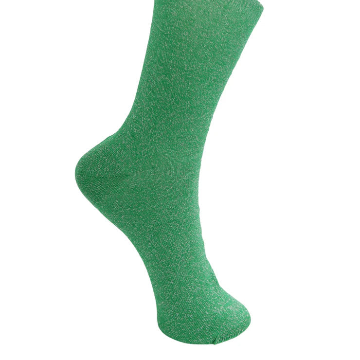 Black Colour Socks - Lurex - Various Colours
