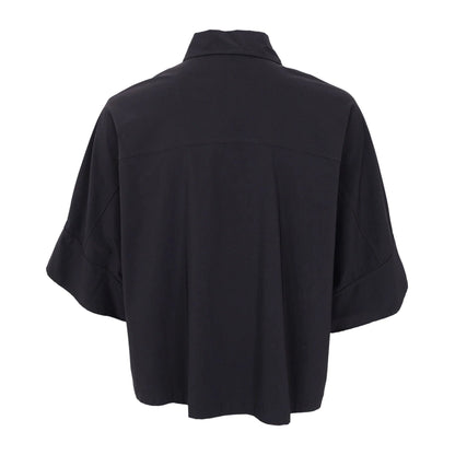 Black Colour - Davina Loose Shirt - Black