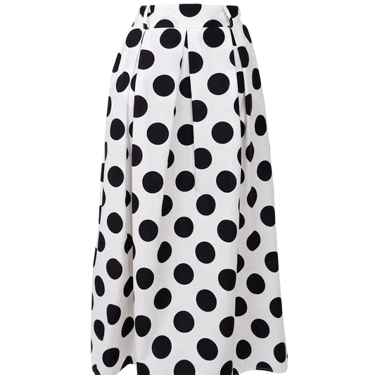 Black Colour - Monaco Skirt - Off White