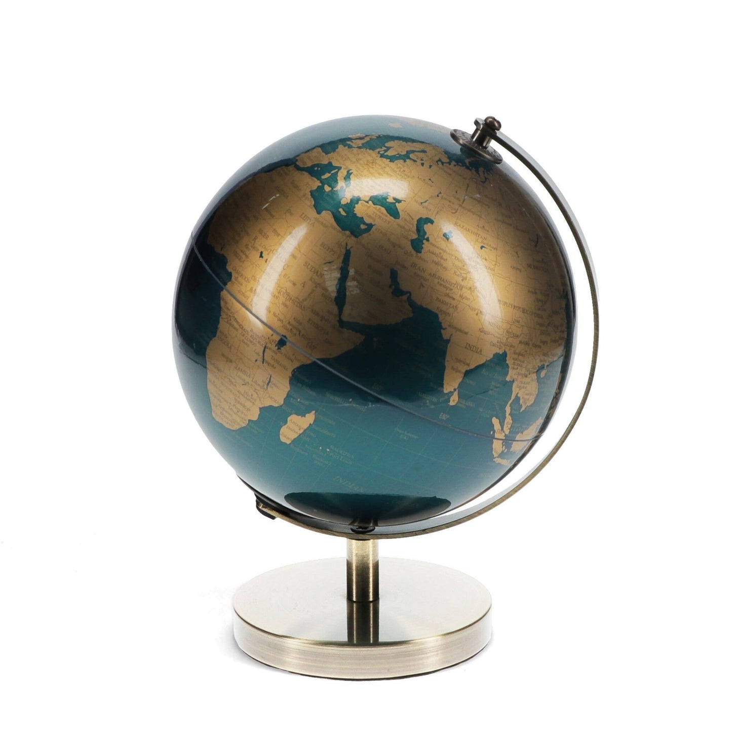 Usb World Globe Light (14.2cm) - Blue And Gold
