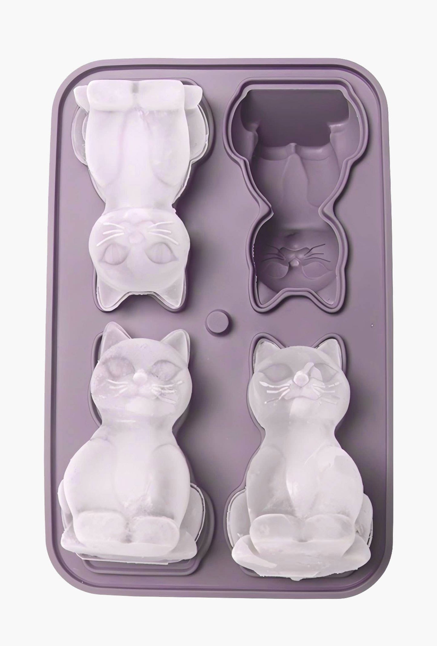 Silicone Cool Cat 3D Ice Cube Tray