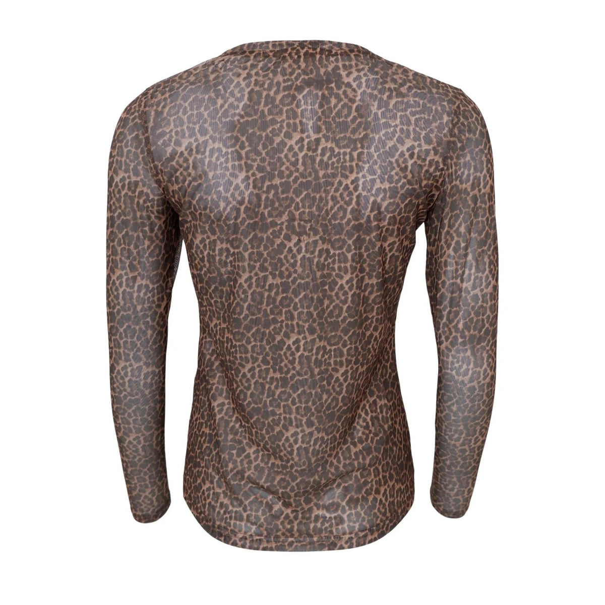 Black Colour - Kamma Mesh Blouse - Mini Leo