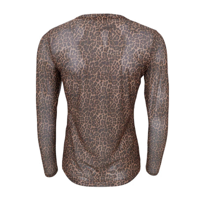 Black Colour - Kamma Mesh Blouse - Mini Leo