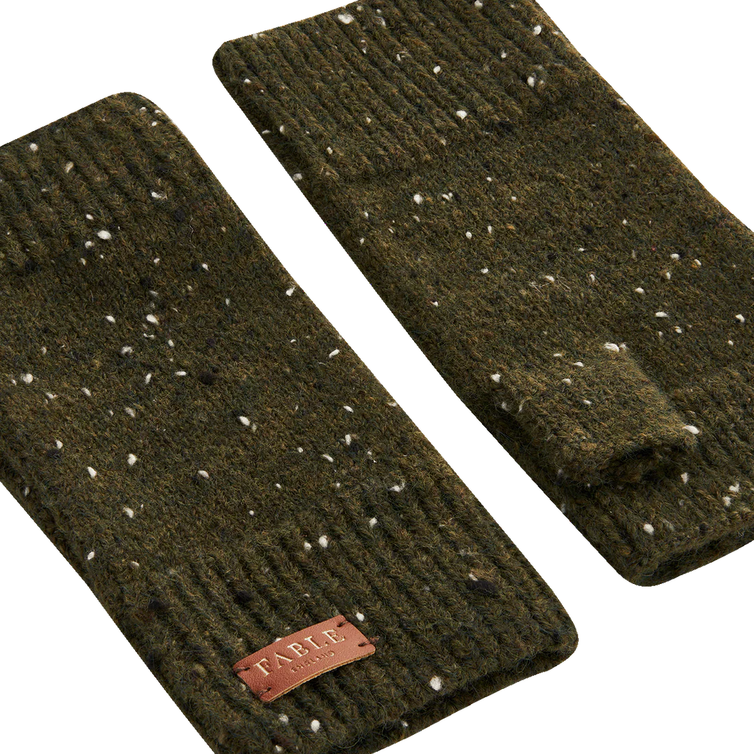 Fable England - Moss Donegal Fingerless Gloves