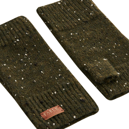Fable England - Moss Donegal Fingerless Gloves