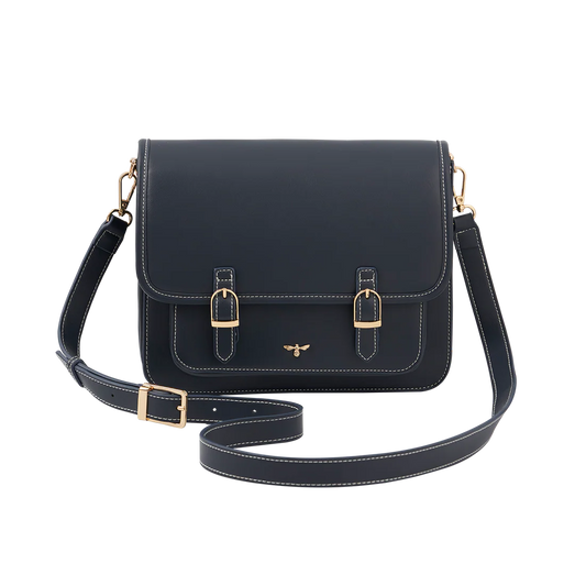 Fable England - Ditzy Navy Satchel