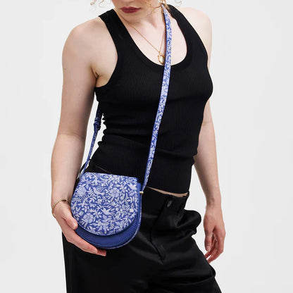 Fable - Floral Ditzy Midi Saddle Bag