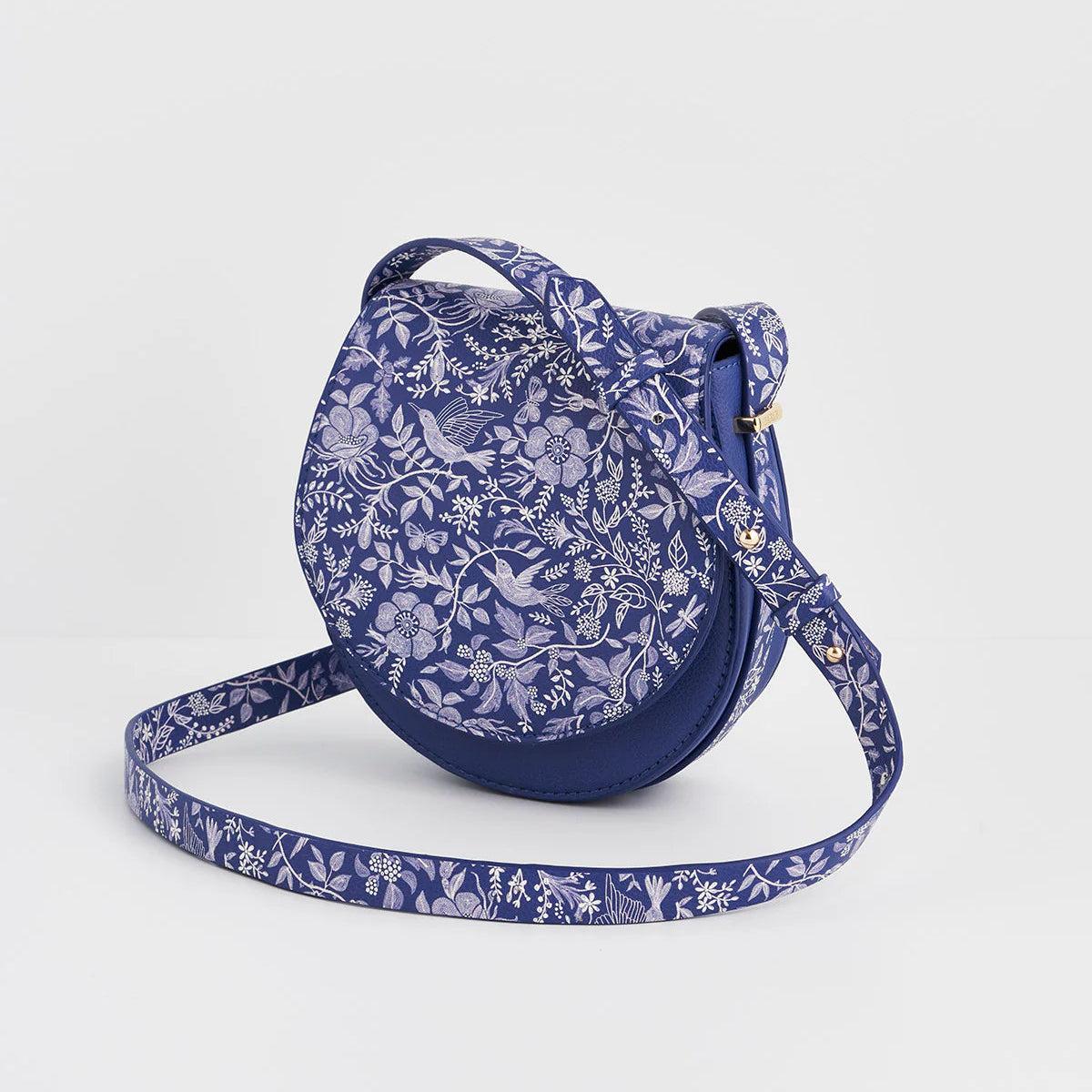 Fable - Floral Ditzy Midi Saddle Bag