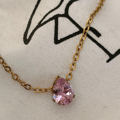 Black Flamingo - Stella Birth Month Necklaces