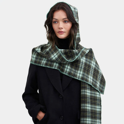 Fable England - Green Hooded Scarf