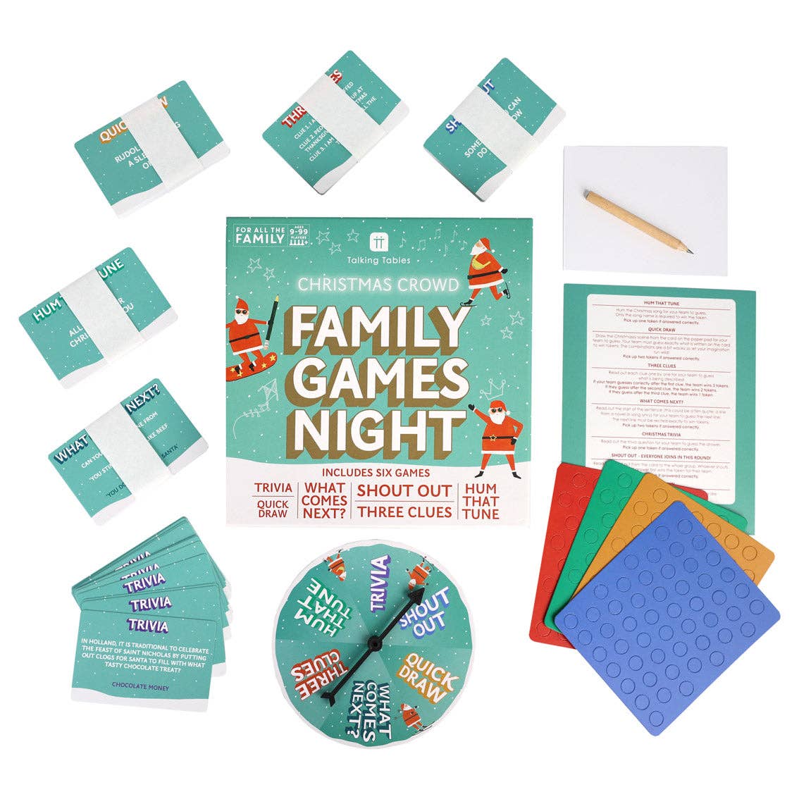 Christmas Family Games Night - 6 Games