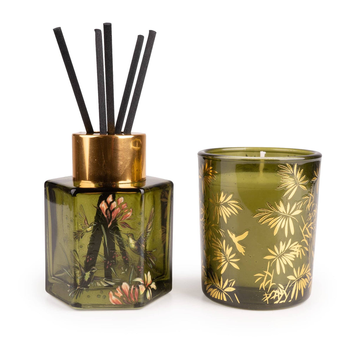 50ml Reed Diffuser and Candle Gift Set in Hummingbird Design